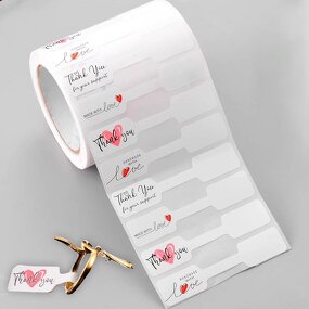 Jewelry Sticker Manufacturer - OEM 1.2x6cm 500 Pieces/roll Price Tag