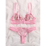 Lingerie Set Supplier - OEM I21116 High Quality Flower Erotic Lace