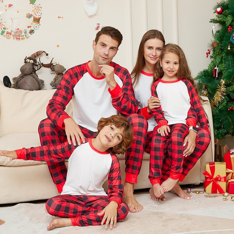 Christmas Pajamas Factory - OEM 2024 Sublimation Polyester Custom Print