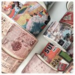 Washi Tape Supplier - OEM 4 Rolls 3m Retro Traveller Journal Decoration