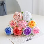 Crochet Flower Manufacturer - OEM 2024 Forever Handmade Rose Bouquet