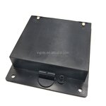 Battery Holder Factory - Custom Black Embedded 6V 4AA Surface Mounted