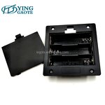 Battery Pack Factory - Custom NO-switch Black 4.5V 3AA Embedded with Cover