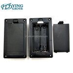 Battery Pack Factory - Panel Surface Mounted 3V 2AA Black with Switch Cover