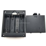 Battery Holder Factory - Custom Black Embedded 6V 4AA Surface Mounted
