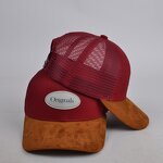 Mesh Baseball Cap Supplier - BSCI OEM Custom 6-Panel Suede Trucker Hat
