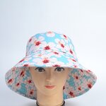 Bucket Hat Manufacturer - OEM Custom Flower Striped Beach Hat