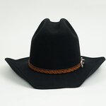 Fedora Hat Supplier - Wholesale Unique Black Wool Felt Trilby Hat
