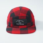 Camp Hat Factory - OEM Custom Checked Unstructured 5-Panel Hat