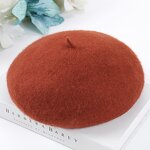 Flat Top Hat Manufacturer - OEM Custom Solid Color Wool Beret