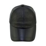 PU Leather Hat Supplier - OEM Custom Waterproof Leather Baseball Cap