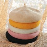 Flat Top Hat Manufacturer - OEM Custom Solid Color Wool Beret