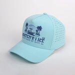 Golf Cap Supplier - OEM Custom 5-Panel Waterproof Laser Cut Cap