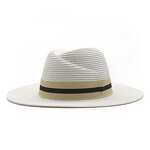 Straw Hat Factory - Wholesale Men's Flat Brim Straw Beach Hat