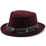 Fedora Hat Factory - Wholesale Men's Wool Two Tone Felt Hat