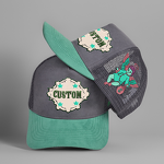 Mesh Baseball Cap Manufacturer - OEM Custom 5-Panel 3D Embroidered Cap