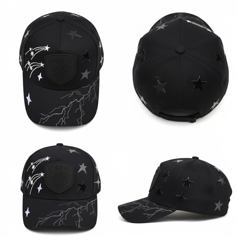 Snapback Baseball Cap Factory - OEM Custom 5-Panel Suede Metal Logo Cap