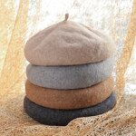 Flat Top Hat Manufacturer - OEM Custom Solid Color Wool Beret