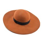 Fedora Hat Supplier - Wholesale Men's Wide Brim Wool Felt Hat