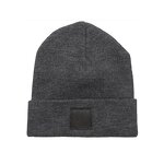 Knitted Beanie Supplier - Bulk Custom Leather Label Wool Beanie