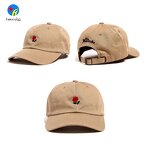 Baseball Caps Supplier - OEM Custom Soft Top 3D Embroidery Dad Hat