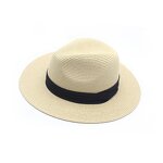 Straw Hat Manufacturer - Wholesale Wide-brimmed Beach Fedora Hat