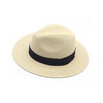 Straw Bucket Hat Supplier - Wholesale Girls Beach Panama Straw Hat