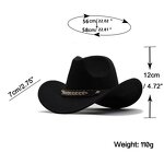 Fedora Hat Supplier - Wholesale Unique Black Wool Felt Trilby Hat