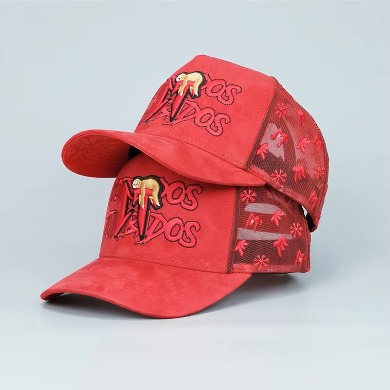 Baseball Trucker Hat Manufacturer - OEM Custom 5-Panel Suede Mesh Cap