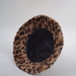 Fisherman Cap Manufacturer - OEM Custom Faux Fur Leopard Bucket Hat