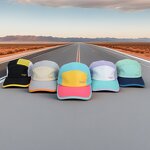 Camping Hat Supplier - BSCI Custom Recycled Laser Cut 5-Panel Cap