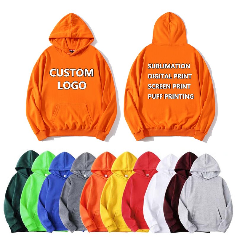 Hoodie Supplier - OEM Vintage Cotton Oversize Puff Printing Hoodie