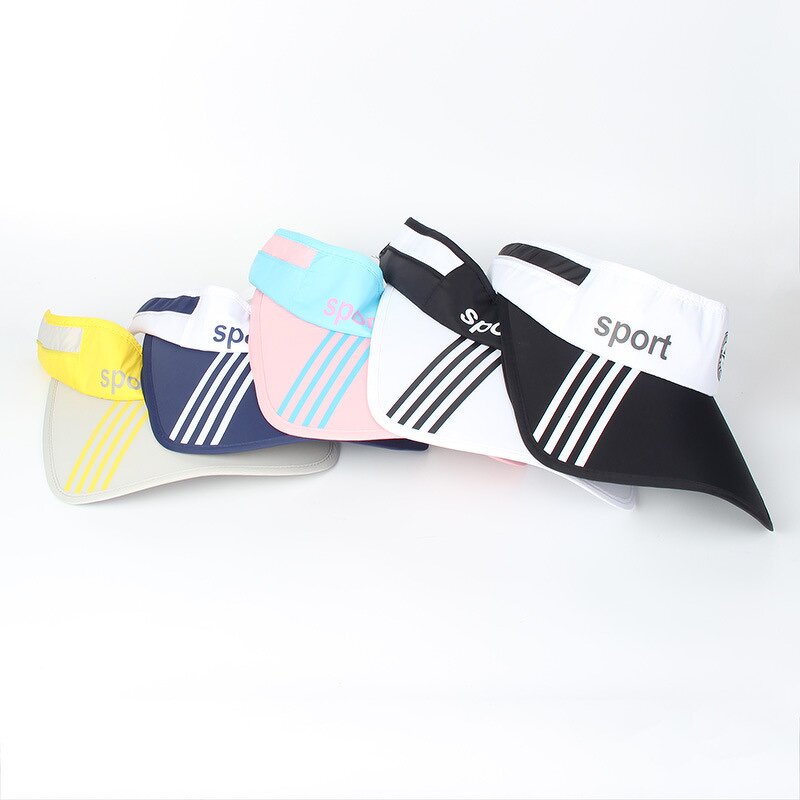 Sun Visor Hat Factory - Bulk Summer Cotton Candy Color Visor Cap