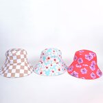 Bucket Hat Manufacturer - OEM Custom Flower Striped Beach Hat