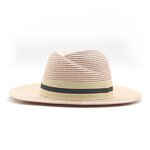 Straw Hat Factory - Wholesale Men's Flat Brim Straw Beach Hat