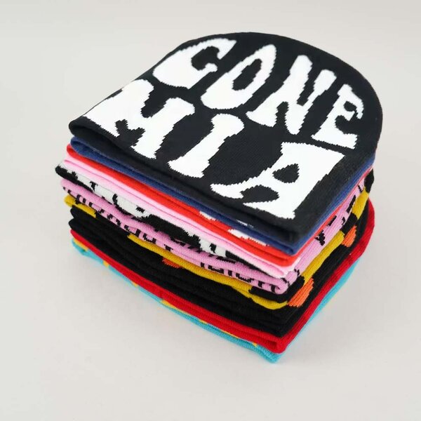 Beanie Supplier - Bulk Custom Logo Jacquard Knitted Winter Hat