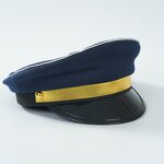 Skipper Hat Factory - OEM Embroidered Badges Navy Peaked Cap