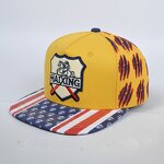 Snapback Caps Supplier - OEM Custom 3D Embroidery Flat Brim Cap
