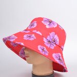Bucket Hat Manufacturer - OEM Custom Flower Striped Beach Hat
