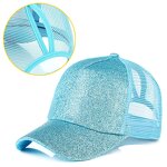 Baseball Cap Manufacturer - OEM Custom Glitter Ponytail Women's Cap