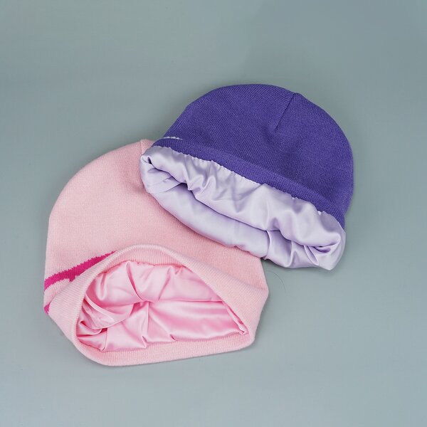 Beanie Factory - OEM Custom Jacquard Knitted Satin Lined Hat