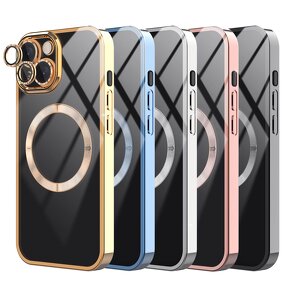 iPhone Case Manufacturer - OEM Magnetic Electroplate Shell for iPhone 14 15