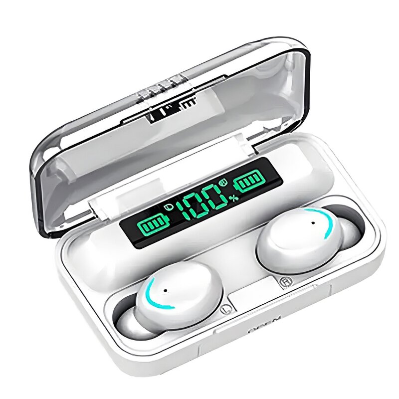 Bluetooth Earphones Supplier - F9 IPX7 Waterproof Noise Cancelling Earbuds