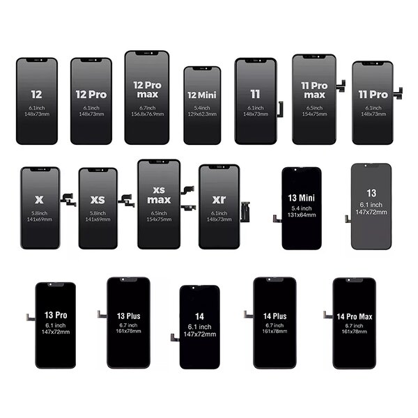 Phone LCD Manufacturer - RJ Incell Display Replacement for iPhone X 11 12