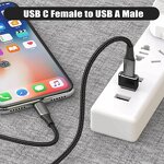 USB Adapter Factory - USB C Female to USB a 3.0 Male Port Converter