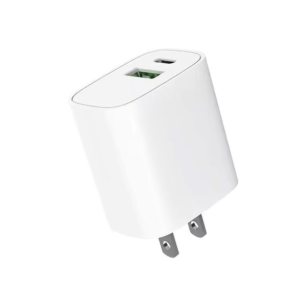 Charger Factory - 20W A+C Dual Port QC3.0 PD Fast Wall Charger