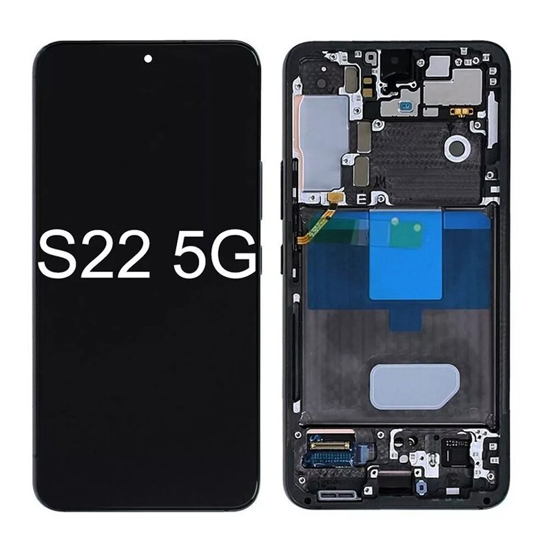 Phone LCD Manufacturer - OLED Display for Samsung S22 5G with Frame