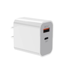 Charger Manufacturer - 20W Dual Port QC3.0 PD Fast Wall Charger