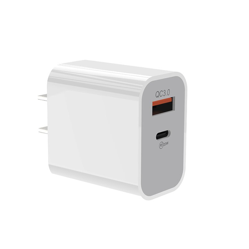 Charger Supplier - 20W Dual Port PD3.0+QC3.0 Fast Wall Charger