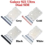 Sim Card Tray Manufacturer - Single Dual Tray Slot for Samsung Galaxy S21 Ultra